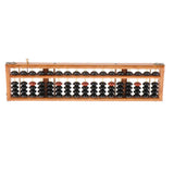 Soroban 17 rangées cadre en bois XL avec système de remise à zero.